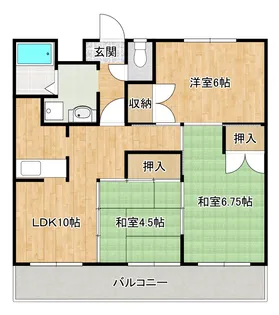 高知県高知市薊野北町4【マンション】の間取り