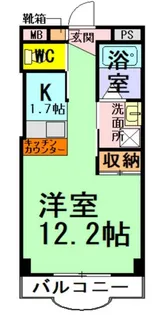 Ritmo Asahidai【2階】の間取り