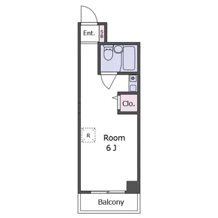 コーポ水無月【2階】の間取り