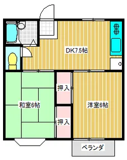 サンリッチハイム【1階】の間取り