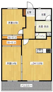 サウザンド・クレイン【2階】の間取り