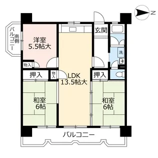 3LDKの間取り画像