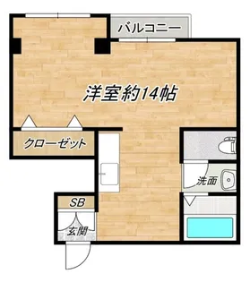 ルビオ島之内【4階】の間取り
