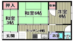 京都府京都市北区鷹峯木ノ畑町【一戸建】の間取り