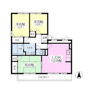 ラルジュメゾン【2階】の間取り