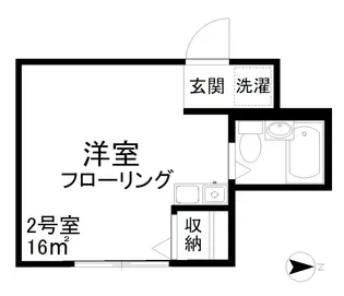 Bella Donna(ベラドンナ) 国立【2階】の間取り