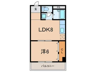 赤坂マンションの間取り