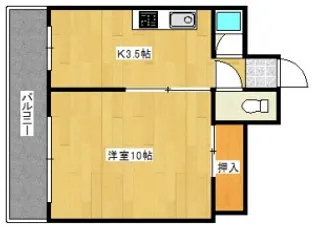 西田産業第5ビル【2階】の間取り