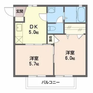 セフォラハイツ【1階】の間取り