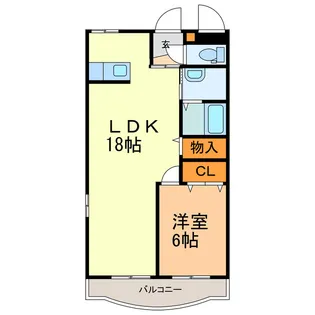 カルネドールキャトル【2階】の間取り