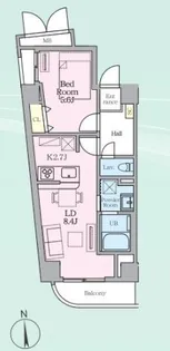 目黒ミシェルヨコマエ【4階】の間取り