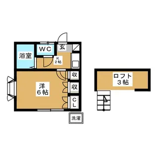 リューズハイムA館【1階】の間取り