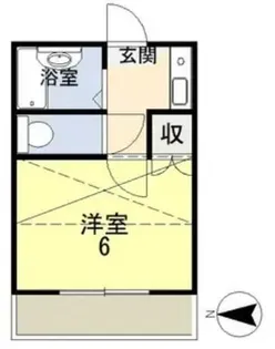 プリマヴェーラ北浜【1階】の間取り