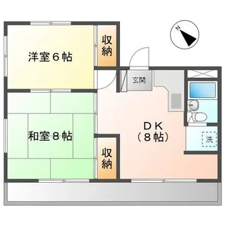 シャイン大久手【3階】の間取り
