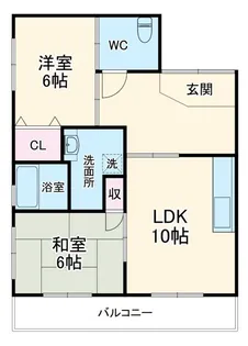 フレーズ向山【2階】の間取り