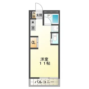 シダー’sガーデンA【1階】の間取り