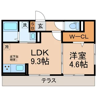 神奈川県横浜市保土ヶ谷区桜ケ丘1【アパート】の間取り