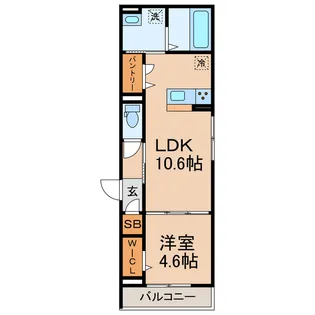 神奈川県横浜市保土ヶ谷区桜ケ丘1【アパート】の間取り