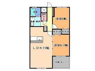 栃木県宇都宮市宿郷3【マンション】の間取り