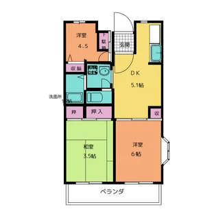 イベットサノ【2階】の間取り