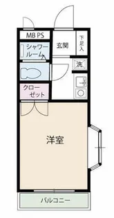 ライオンズマンション相武台前第五【4階】の間取り