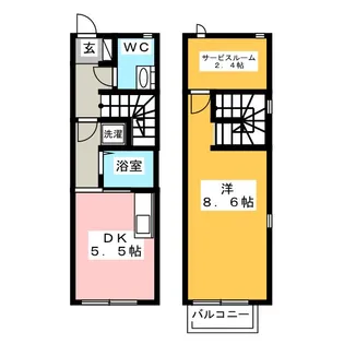 群馬県高崎市菅谷町【一戸建】の間取り