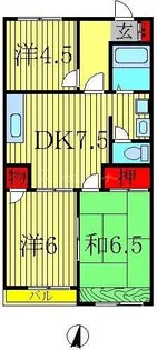 リヴェール【2階】の間取り