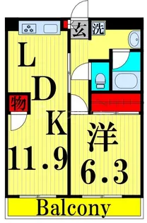 センチュリー・ハイツ【3階】の間取り