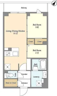 KDXレジデンス田園調布南【1階】の間取り