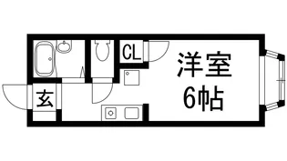城山ハイツ【1階】の間取り