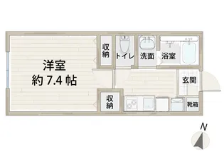 ARC坂ノ市【2階】の間取り