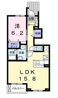 東京都西多摩郡日の出町大字平井【アパート】の間取り