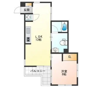 メゾンビトロ【2階】の間取り