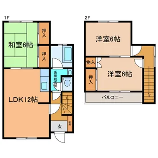 北海道帯広市西十九条南2【一戸建】の間取り