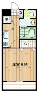 グラスルーツ【1階】の間取り