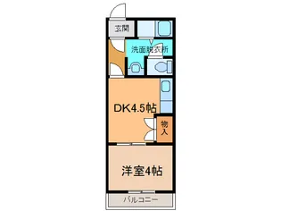 サンシャイン223【4階】の間取り
