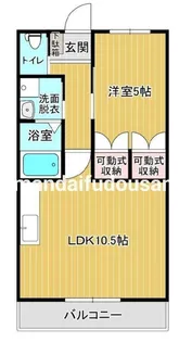 グランデハイツ平江【1階】の間取り