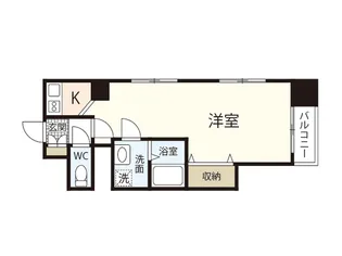 リバーフォレスト河原町(旧第2リヴィエール香川)【5階】の間取り