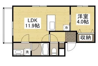 ミモザヒルズ大雲寺【9階】の間取り