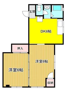 静岡県沼津市大岡【マンション】の間取り
