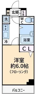 東京都渋谷区本町1【マンション】の間取り