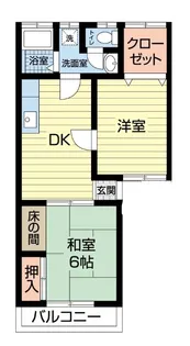 ピュアハイツ【2階】の間取り