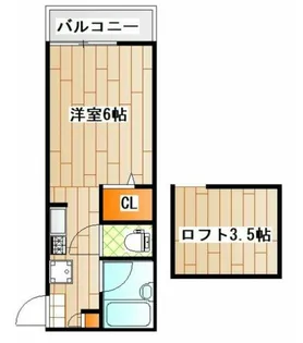 クレドアネックス白楽【2階】の間取り