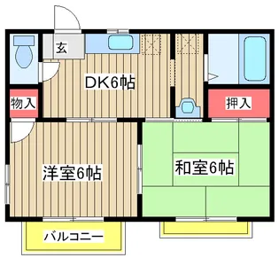 ラフォーレ・京 C棟【1階】の間取り