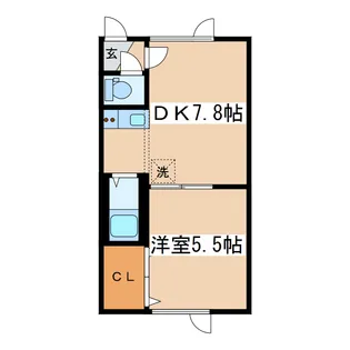 メゾンド千田A【2階】の間取り