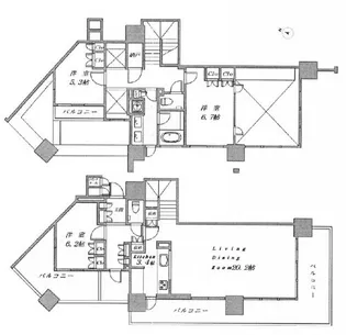 パークタワー横濱ポートサイドの間取り