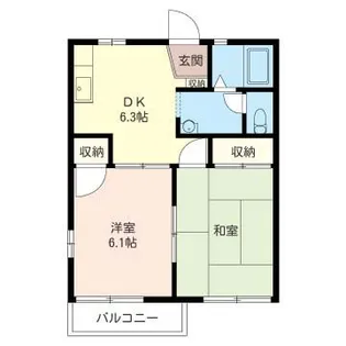 ファミールハイツ【2階】の間取り