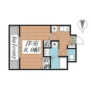 アブニール小田原【3階】の間取り