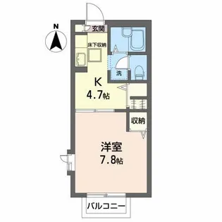 マンハイムIII【1階】の間取り