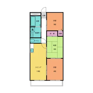 ビックノース’92【3階】の間取り